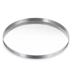 Forma Assadeira De Pizza Aluminio Polido 35Cm Nacional