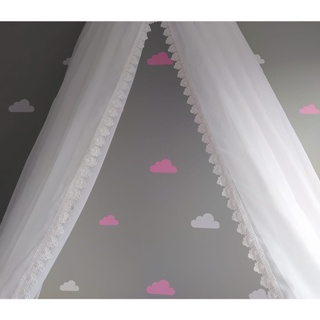 Mosquiteiro Voil Guipir  Para Dossel De Parede em Oferta na Shopee