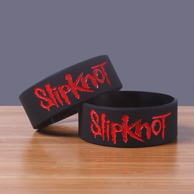 Pulseira De Borracha Silicone Música Rock Band Em stock LY