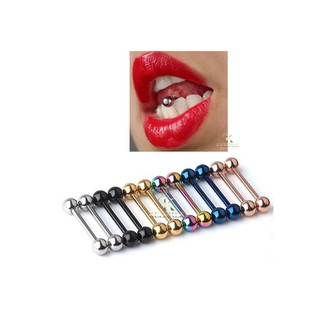 Kit Piercing Língua 12 Unidades Aço Inoxidável Oferta Especial