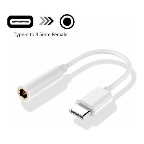 Adaptador De Fone De Ouvido Tipo C Para P2 3.5mm Compatível com Samsung Motorola