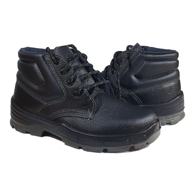 Bota Tenis Trabalho Botina De Amarrar Bracol Baa Bico Aco ou PVC