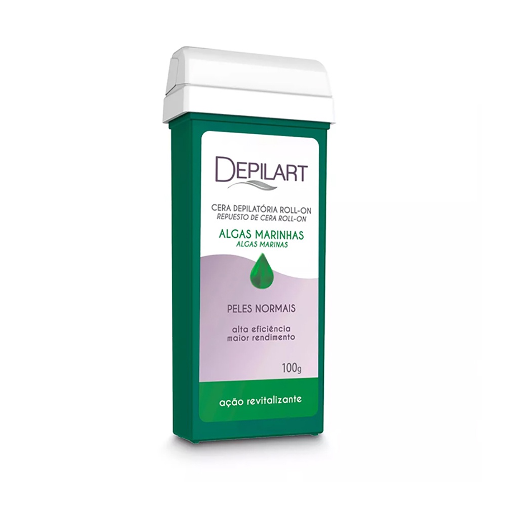 Cera Depilatória Roll On Algas 100g Depilart