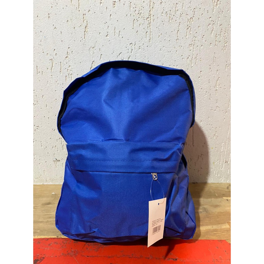 Mochila Masculina Feminina Barata Básica Escolar para faculdade,trabalho COM 2 BOLSOS. aguenta até 2KG em Oferta na Shopee