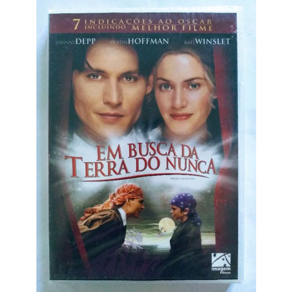 Dvd Em Busca Da Terra Do Nunca - Lacrado e Original. (Johnny Deep)