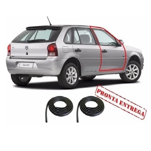Borracha de Porta Gol Dianteiro Vedação Parati G2 G3 G4 4 Portas ...