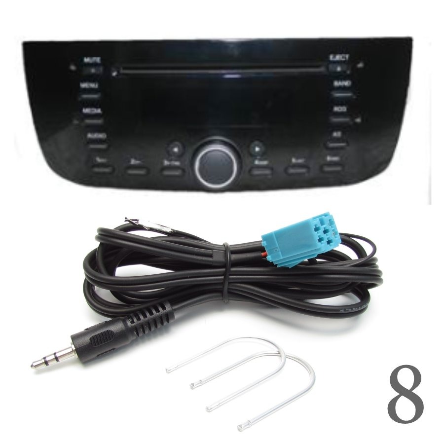 Cabo Audio Auxiliar Cd Original Fiat + Chaves