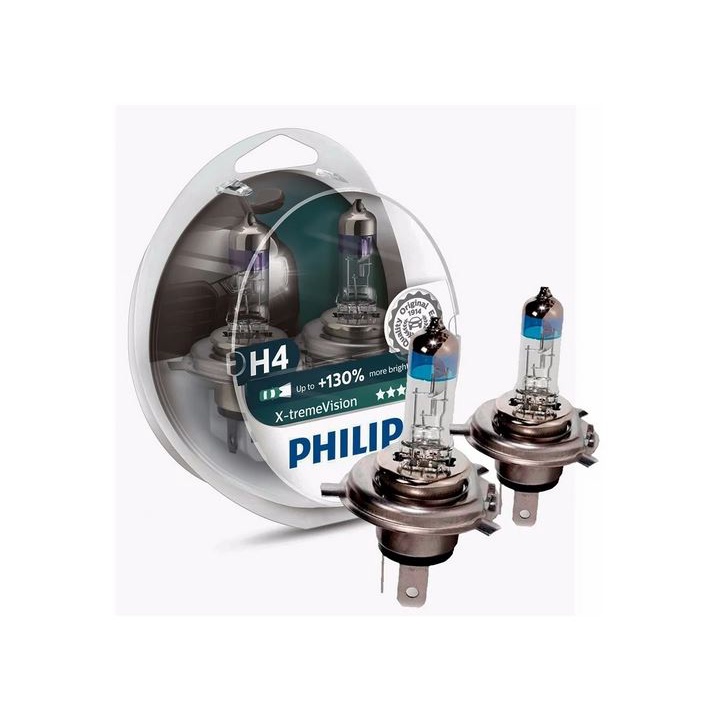 Lampada Philips Xtreme Vision + H4 3700k Par 130% De Alcance - Spare Parts and Accessories for Vehicles