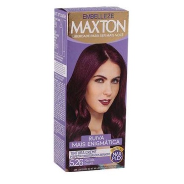 Tinta de Cabelo Maxton - 5.26 Marsala Escuro em Oferta na Shopee