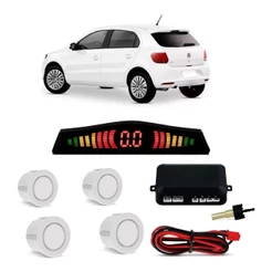 Sensor De Estacionamento Automotivo Vw Gol G4 G5 G6 Branco