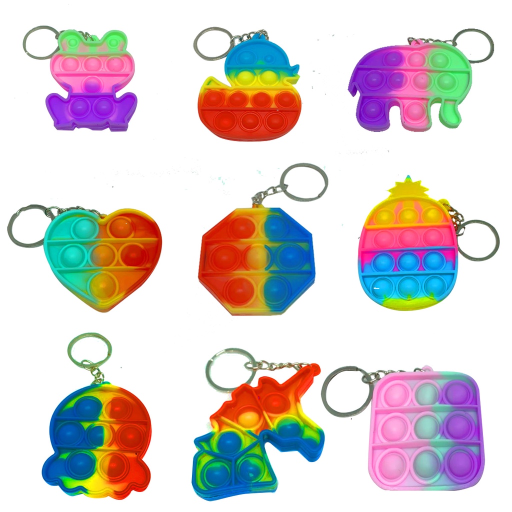 Bracelet Enfant Garçon 30 Bracelets Anti-Stress Pop It Enfants - 10 Couleurs Silicone Doux - Jouet Sensoriel Cadeau Bracelet Enfant Anti-anxiété