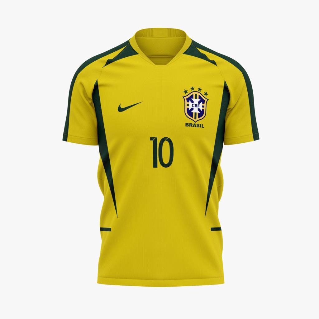 Camiseta da Futebol seleção Brasileira Camisa Retrô Torcedor Lançamento Copa 2022
