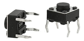 Chave Táctil Push Button 6X6X4,3Mm 4T - 10 Peças em Oferta na Shopee