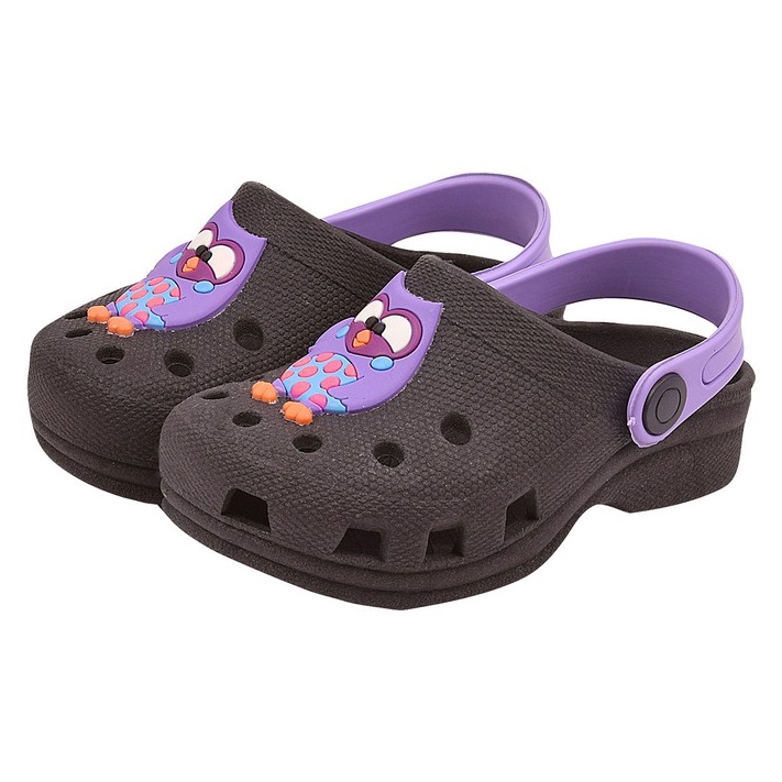 Babuche sandalia Premium Infantil Menina Escolar Piscina Corujinha Boom leve macio dia a dia antiderrapante Chinelo Calcfacil Tenis Papete