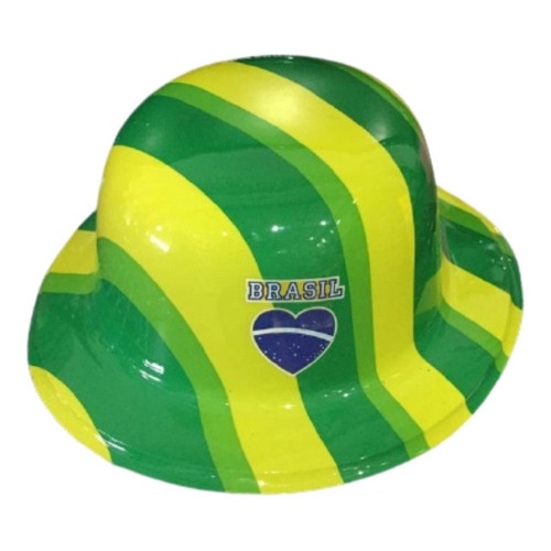 Kit C/20 Chapeu Coquinho Plas.brasil Listrado