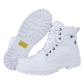 Bota Masculina Coturno Sapato Branco Cr Shoes 9002