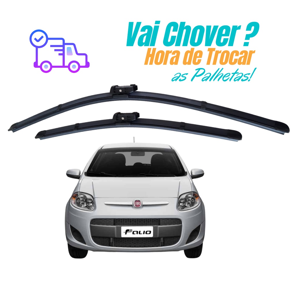 kit Palheta Limpador Parabrisa Dianteiro Palio Atractive 2012 á 2019 Fiat Attractive em Oferta na Shopee