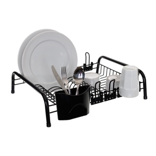 Escorredor Pia Bancada Cozinha Preto Porta Copos Pratos Talher em Oferta na Shopee