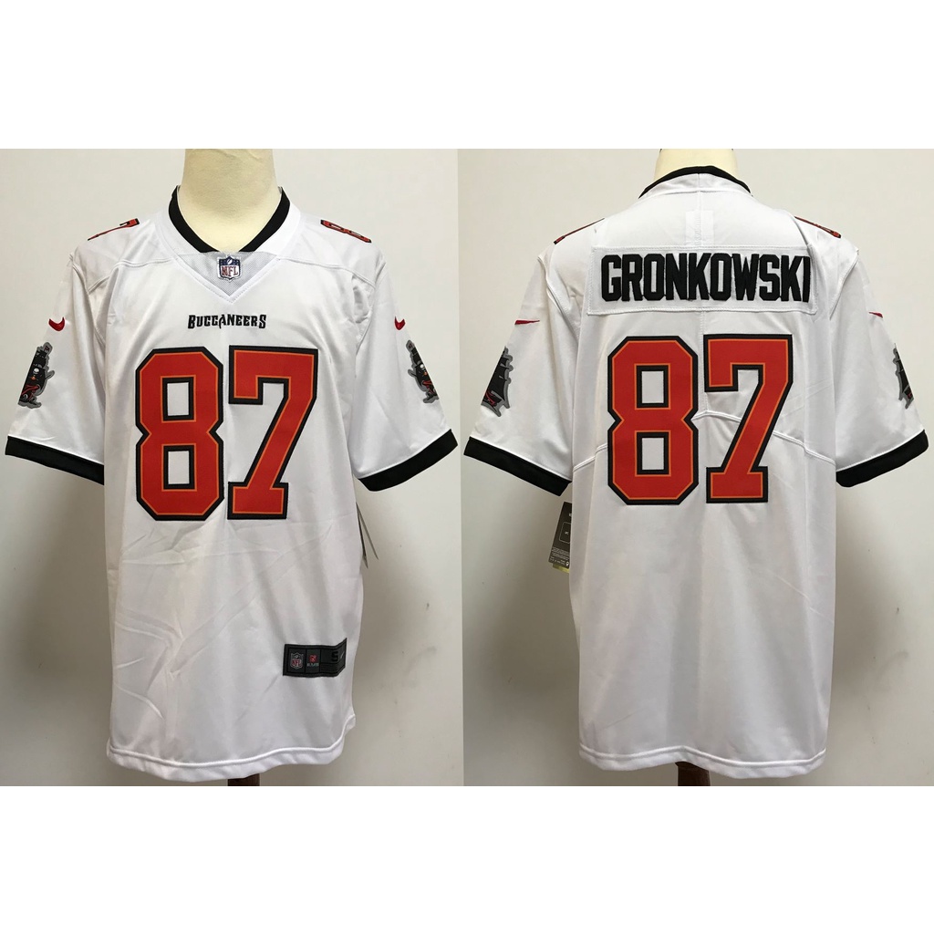 Nike Rob Gronkowski White Tampa Bay Buccaneers Vapor Limited Men's Jersey Size: Large