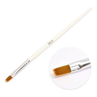 Pincel Para Unhas Gel Uv Acrigel Porcelana Profissional