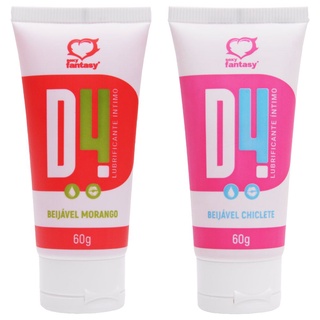 Lubrificante Íntimo Chiclete D4 e Hot - Sexy Fantasy - Sexo Vaginal - Sexo anal - Sexshop