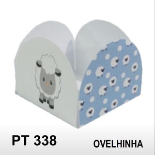 50 Formninhas Para Doce Festa Ovelhinha Menino Pt338  (Jango) em Oferta na Shopee