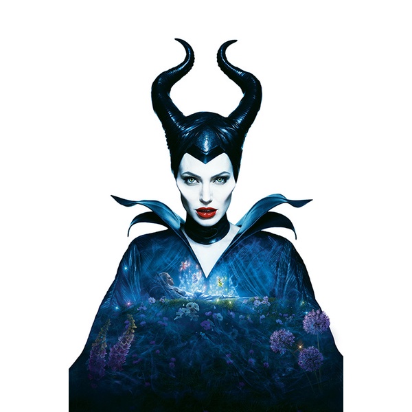 Máscara Latex Touca Malévola Chifre Maleficent Feminina Carnaval em Oferta na Shopee