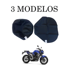 Par Capa Do Banco Yamaha Fazer 250 Modelo Original Bi Partido Lisa/Antiderrapante Fibra Carbono 2018/2019/2020/2021
