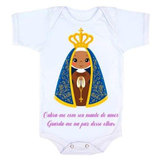 Body bebê Personalizado Nossa senhora Aparecida