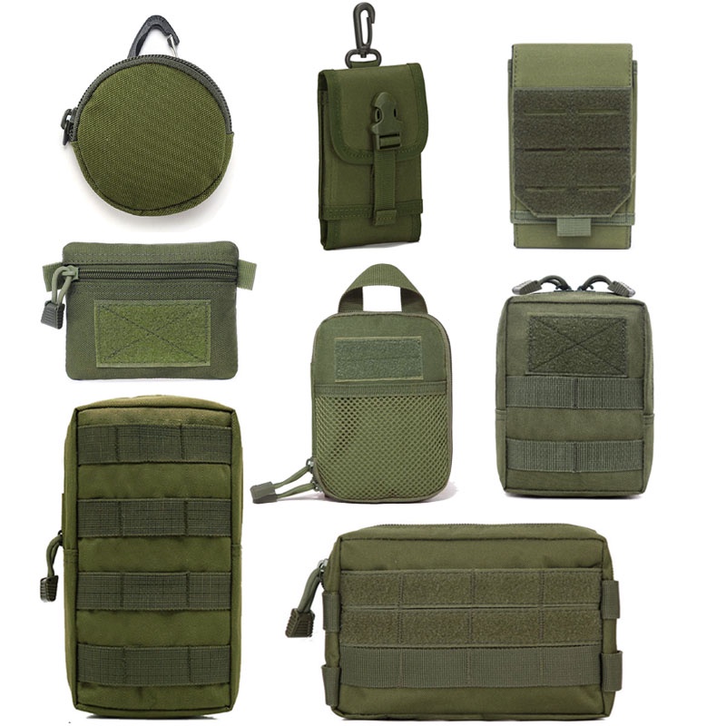 Bolsa táctica multiusos bolsa militar molle bolsa utilitaria portátil bolsa  pequeña