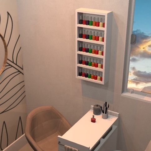 Nicho organizador para esmaltes salão de beleza em Oferta na Shopee