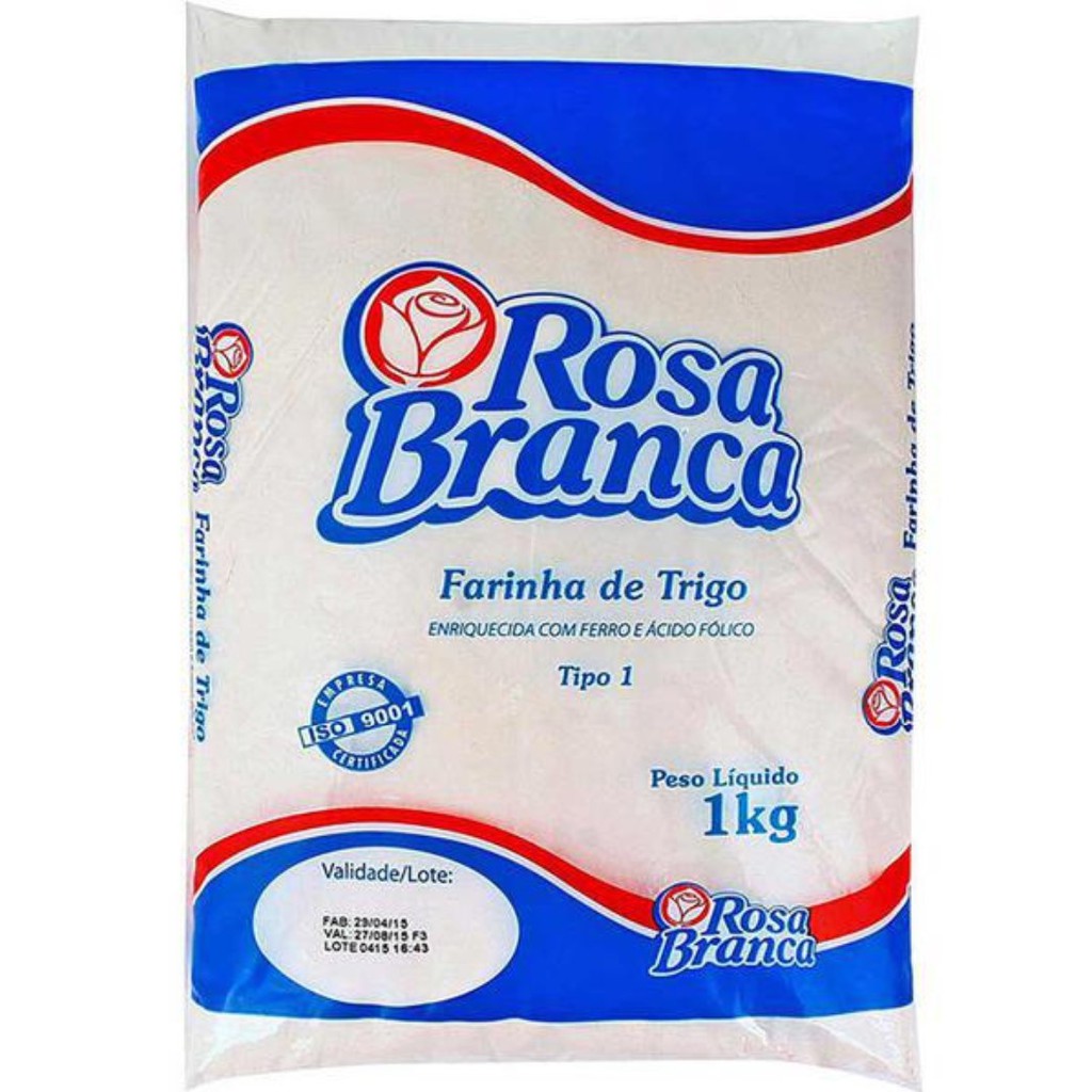 Farinha De Trigo Rosa Branca Tipo1 1kg Shopee Brasil