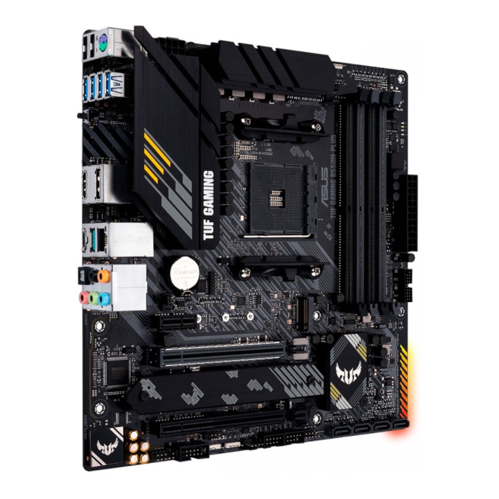 Placa-mãe Asus p/AMD AM4 B550M-Plus TUF Gaming 4xDDR4 mATX 90MB14A0-C1BAY0 - Computers & Accessories