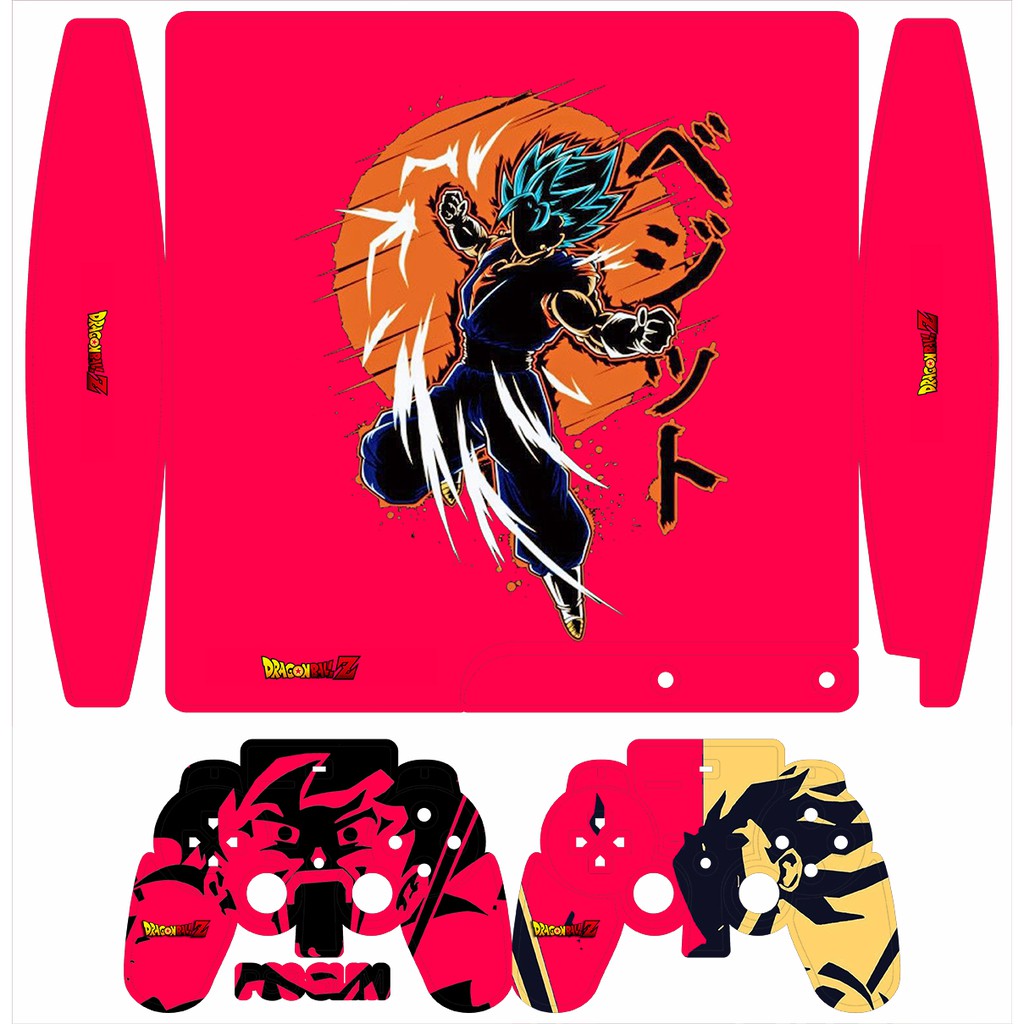 Skin Adesiva PS3 Slim - Dragon Ball Z