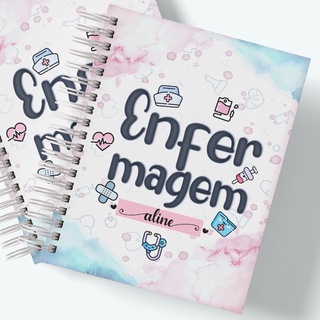 Caderno Enfermagem, enfermeiro, enfermeira, Masculino e Feminino
