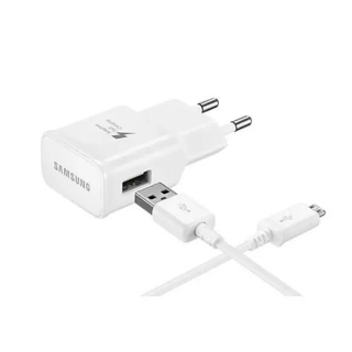 Carregador V8 para J1 J2 J3 J4 J5 J6 J7 A10 M10 A01 Branco