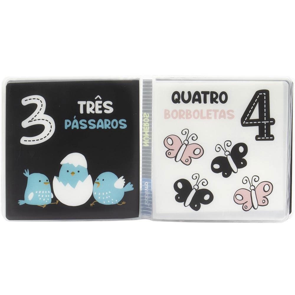 Olá, Bebê! Um livrinho Contraste de Banho: Números