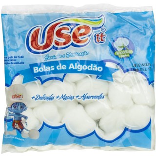 Bolas de algodão + delicada + macias + Absorvente 50g
