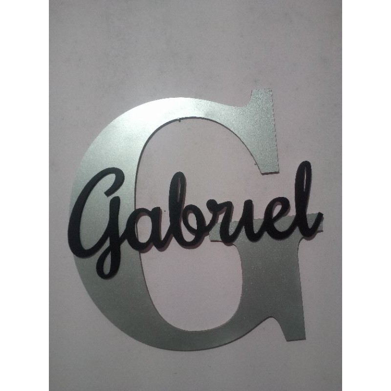 Letra Gigante Decorativa + Nome Em MDF 6mm | Shopee Brasil