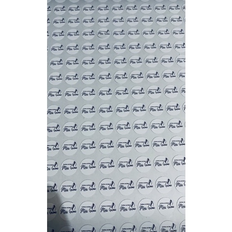 850 /1700/ 3400 selos adesivos 1cm redondo p/ cartão fidelidade, cliente VIP ou afins Personalizados com sua logo ou fig