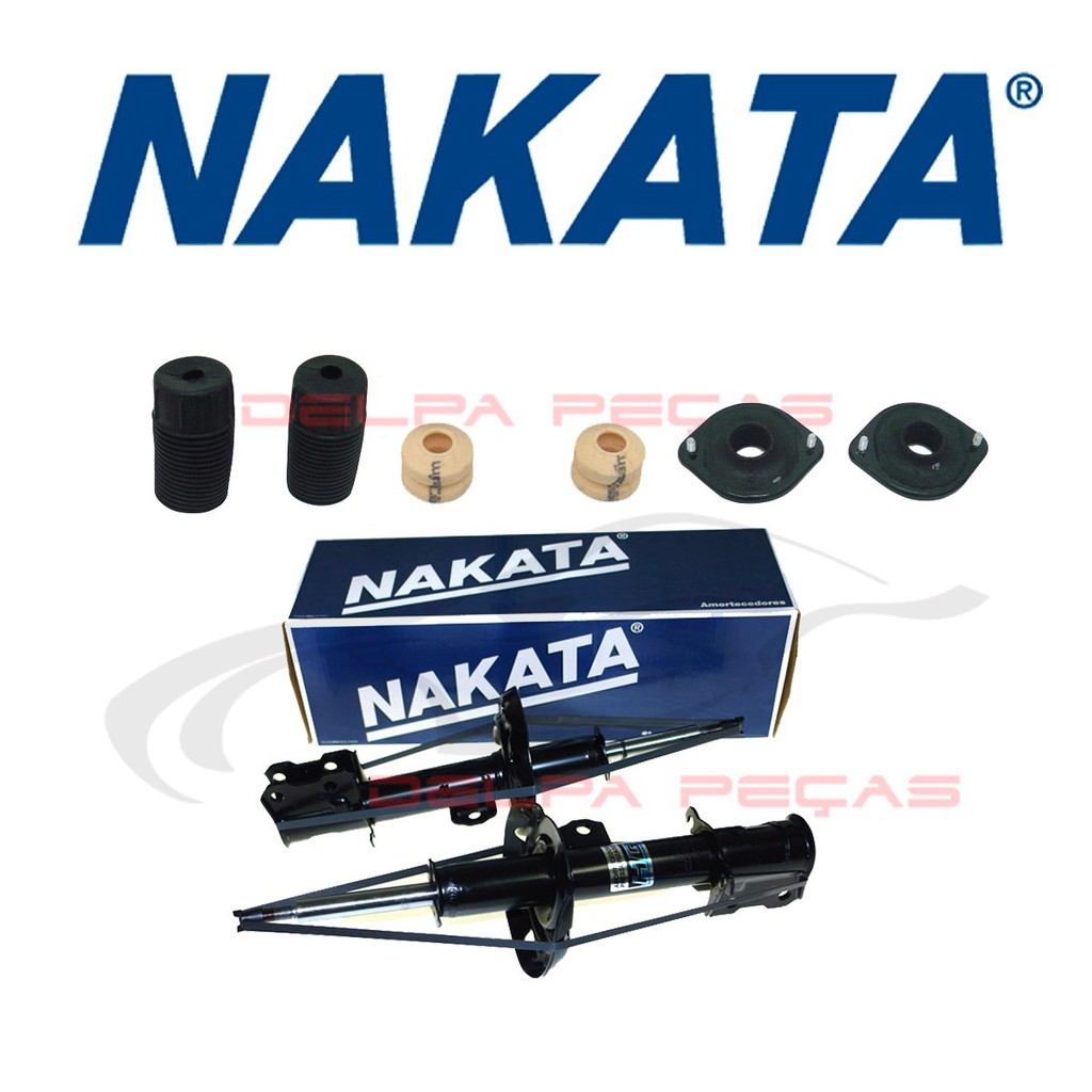 Par Amortecedor Dianteiro Nakata Corsa Celta Prisma + Kits Amort