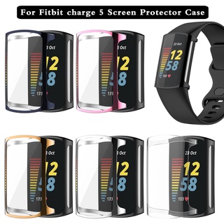 Capa Protetora De Tela Cheia Para Fitbit 5 De Proteção Charge 5 Soft TPU Bumper Película Completa Acessórios