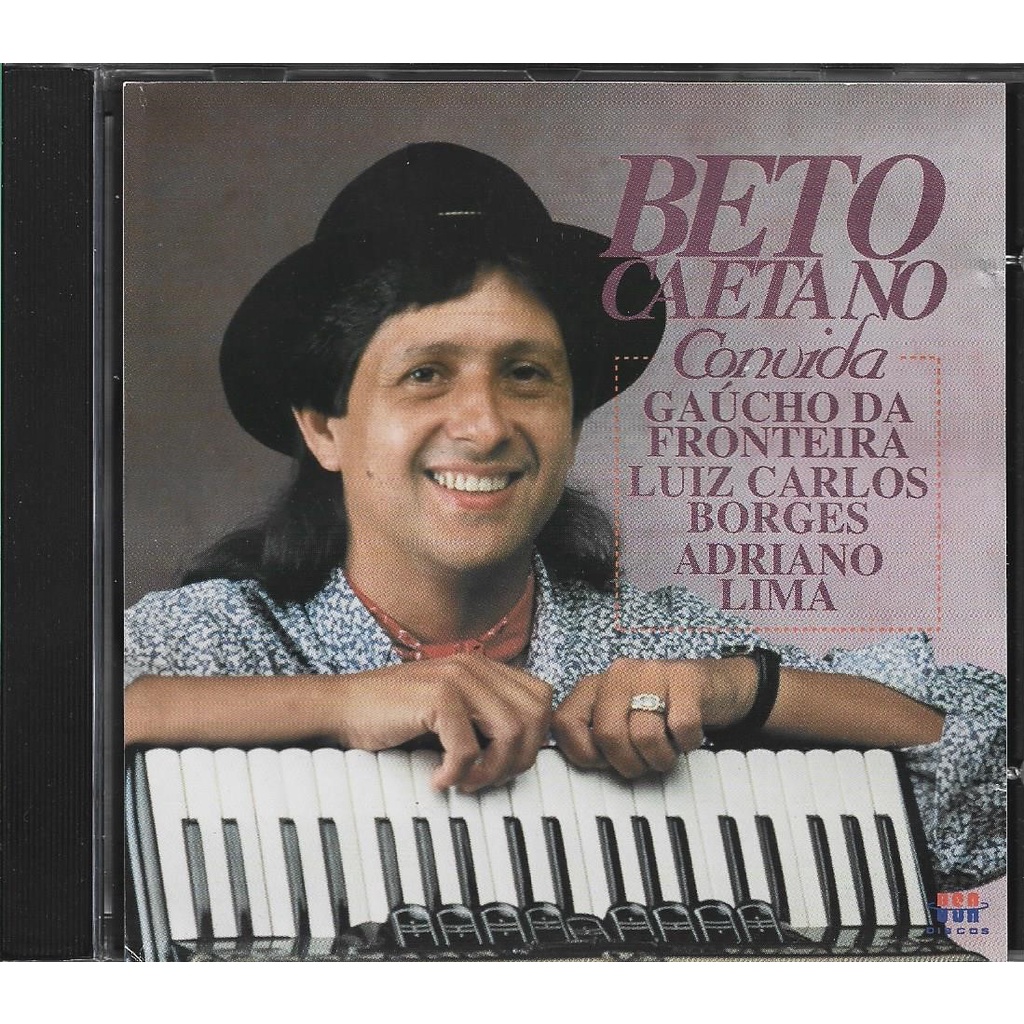 Beto Caetano - Cd Convida Gaúcho da Fronteira Luiz Carlos Borges Adriano Lima - 1994