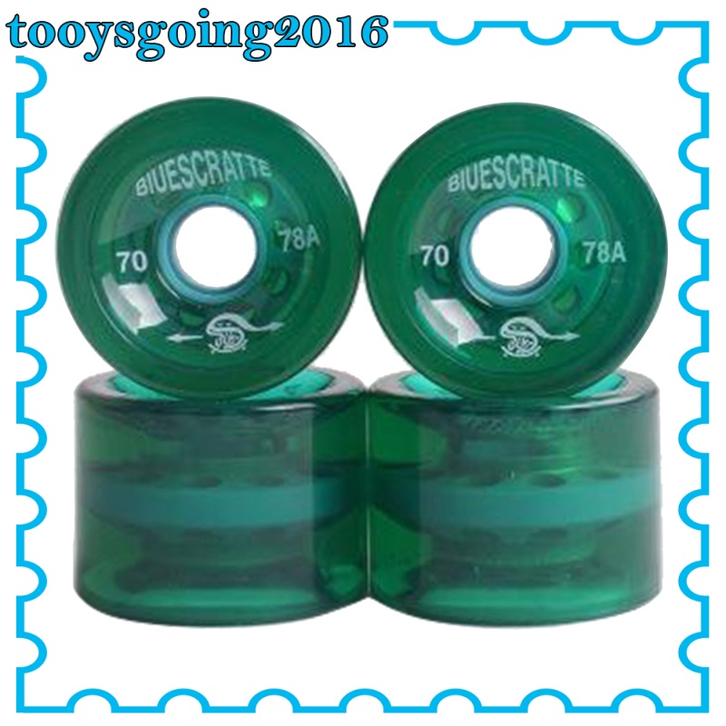 4pcs Skateboard Wheel Set Longboard Wheels Cruiser Skateboard Accessories 70mm
