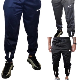 Calça Corta Vento N símbolo Refletivo Jogger Refletiva Skinny Casual
