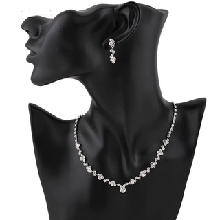 Colar E Brincos De Strass, Noiva, Debutante , Festas Luxo