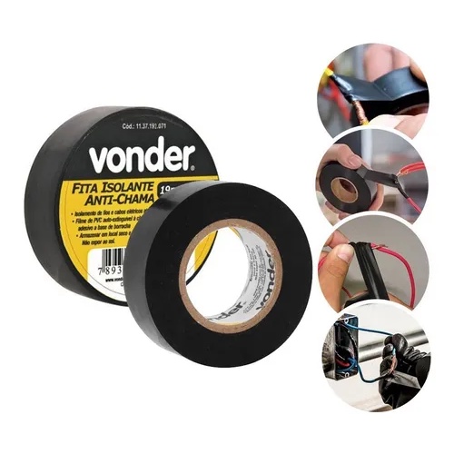 Nastro Isolante Essentials 19mm X 5m - Set 6 Colori (Nero, Bianco, Blu, Rosso, Marrone, Verde/Giallo)