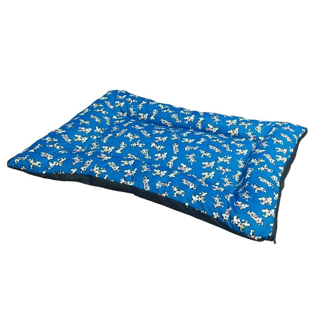 Cama para Cachorro Colchonete Almofada Para Cachorro Cães e Gatos Caminha Pet Média 65x44cm fundo emborrachado
