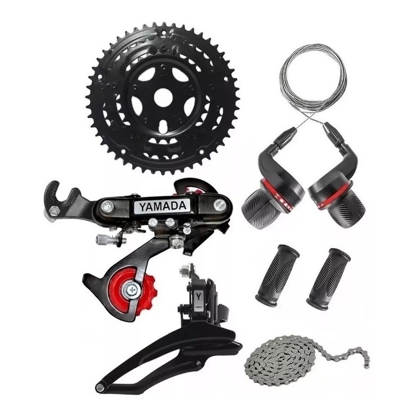 Kit Relação 21 Marchas Bicicleta Coroa Grip 21v Yamada Bike em Oferta na Shopee