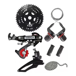 Kit Relação 21 Marchas Bicicleta Coroa Grip 21v Yamada Bike